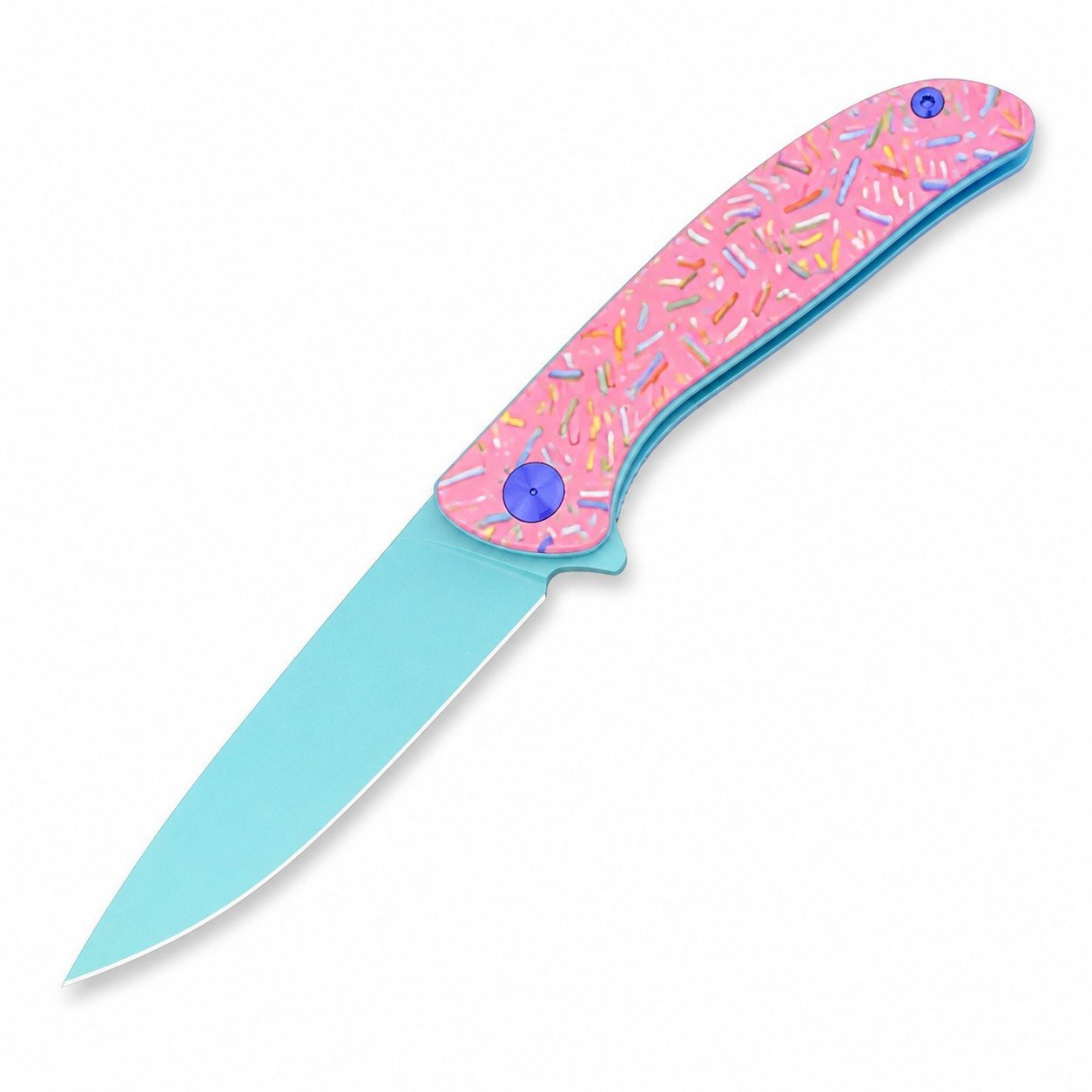 Bear Head Donut Fold Folding Knife