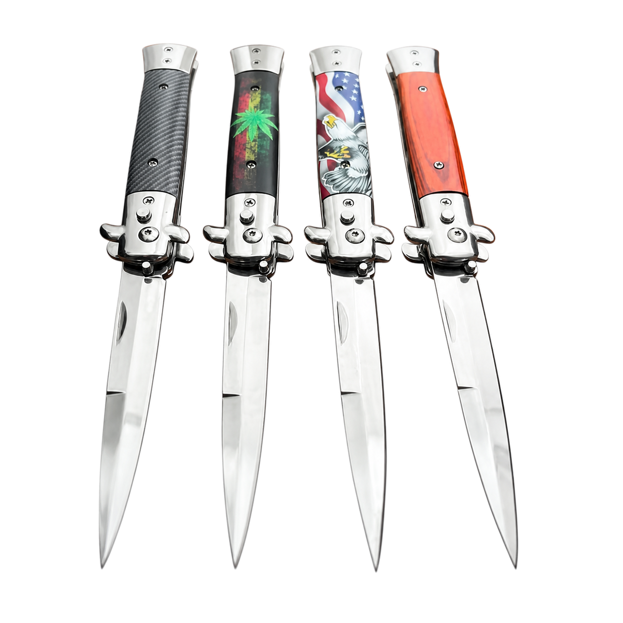 Classic Italian Stiletto Switchblade Knife – Automatic